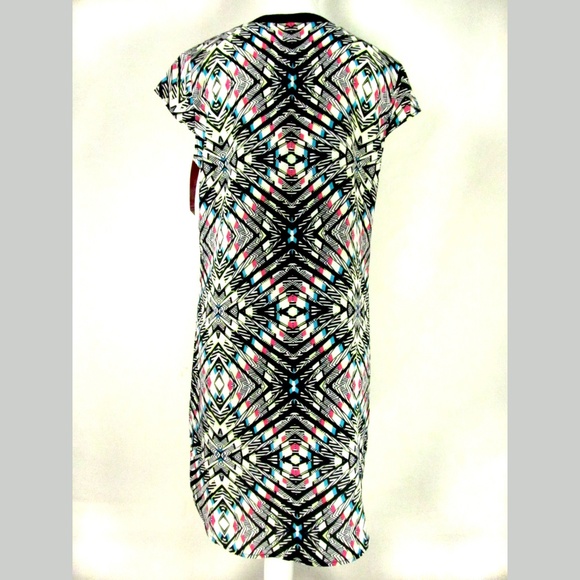 Xhilaration Dress Size M Multi Color Short Sleeves - Picture 5 of 5